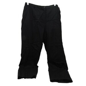 Deane & White Women's Dress Pants.  100% Wool Size 24w‎  Black NWT